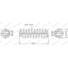 Acquista Molle ammortizzatori da MONROE SP4068 a buon mercato per soli 78,31 €