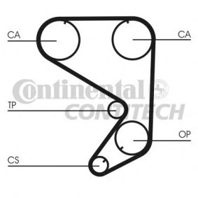 Acquista Cinghia dentata da CONTITECH CT652 a buon mercato per soli 20,49 €
