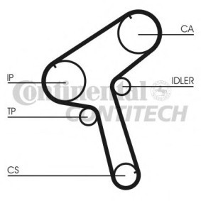 Zahnriemen CT843