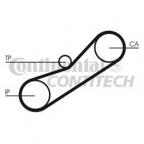 Achetez des Courroie de distribution CONTITECH CT950 à prix pour 26,65 €