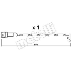 Warnkontakt, Bremsbelagverschleiß SU.108 von METELLI günstig für 11,70 € online kaufen