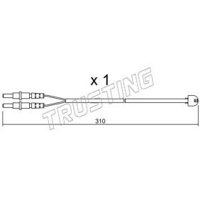 Achetez des Témoin d'usure de plaquette de frein TRUSTING SU.242 à prix pour 39,93 €