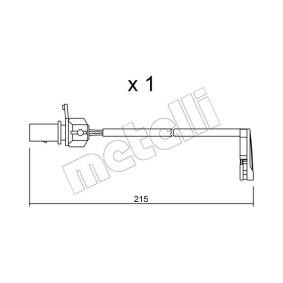 Acquista Sensore di usura delle pastiglie freni da METELLI SU.291 a buon mercato per soli 6,73 €