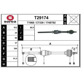 Antriebswelle T29174 von EAI günstig für 112,48 € online kaufen