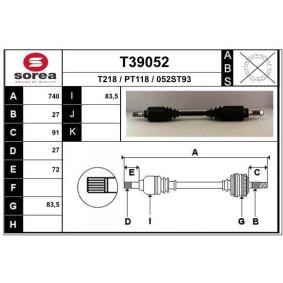 Comprar Árbol de transmisión de EAI T39052 a bajo precio de 99,45 €