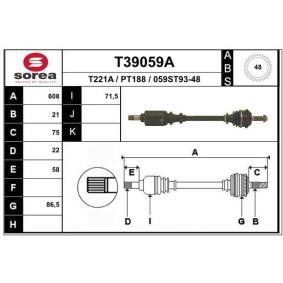 Compre Veio de transmissão da EAI T39059A a um preço baixo por 74,30 €