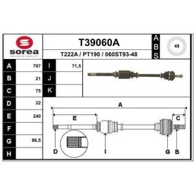 Compre Veio de transmissão da EAI T39060A a um preço baixo por 74,30 €