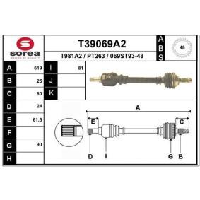 Compre Veio de transmissão da EAI T39069A2 a um preço baixo por 79,67 €
