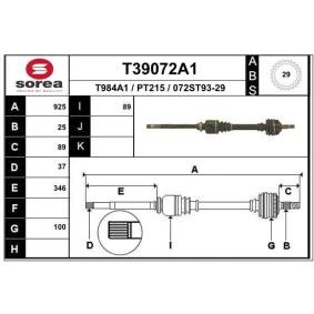 Compre Veio de transmissão da EAI T39072A1 a um preço baixo por 102,41 €