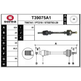 Compre Veio de transmissão da EAI T39075A1 a um preço baixo por 86,68 €