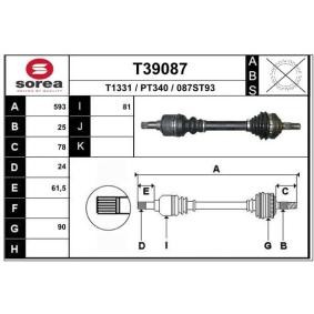 Compre Veio de transmissão da EAI T39087 a um preço baixo por 84,92 €