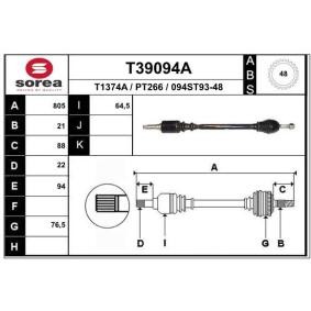 Compre Veio de transmissão da EAI T39094A a um preço baixo por 62,66 €
