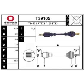 Compre Veio de transmissão da EAI T39105 a um preço baixo por 77,04 €