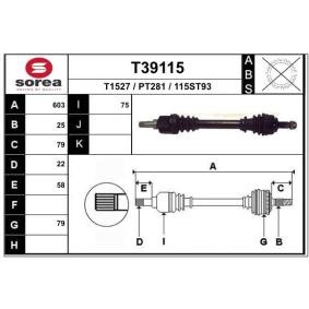 Antriebswelle T39115 von EAI günstig für 93,07 € online kaufen