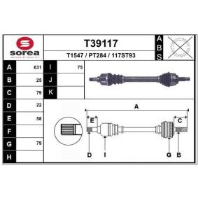 Compre Veio de transmissão da EAI T39117 a um preço baixo por 105,01 €
