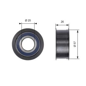Compre Rolo tensor, correia dentada da GATES T41242 a um preço baixo por 43,68 €