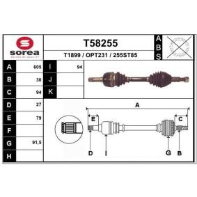 Compre Veio de transmissão da EAI T58255 a um preço baixo por 114,77 €