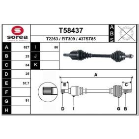 Antriebswelle T58437 von EAI günstig für 116,23 € online kaufen