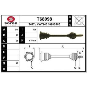 Köp Drivaxel av EAI T68098 till det låga priset 1428,76 kr