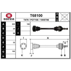 Antriebswelle T68100