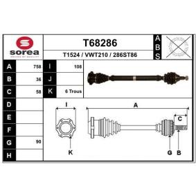 Acquista Semiasse da EAI T68286 a buon mercato per soli 79,45 €