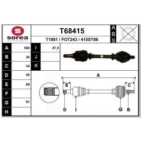 Acquista Semiasse da EAI T68415 a buon mercato per soli 126,50 €