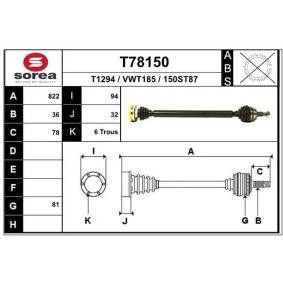 Acquista Semiasse da EAI T78150 a buon mercato per soli 79,43 €