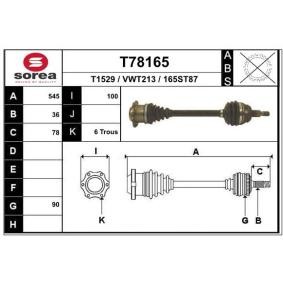Acquista Semiasse da EAI T78165 a buon mercato per soli 114,75 €