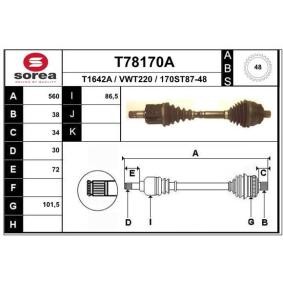Acquista Semiasse da EAI T78170A a buon mercato per soli 119,76 €