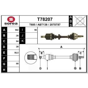 Comprar Árbol de transmisión de EAI T78207 a bajo precio de 117,95 €