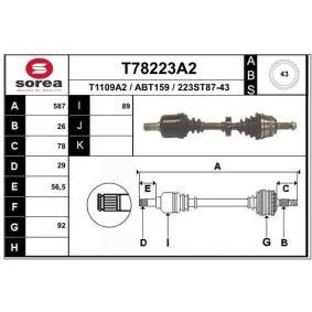Comprar Árbol de transmisión de EAI T78223A2 a bajo precio de 130,80 €