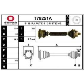 Antriebswelle T78251A von EAI günstig für 116,42 € online kaufen