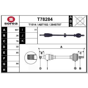 Comprar Árbol de transmisión de EAI T78284 a bajo precio de 117,95 €