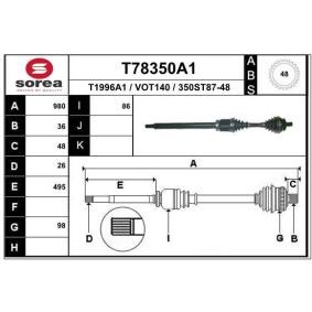 Acquista Semiasse da EAI T78350A1 a buon mercato per soli 130,55 €