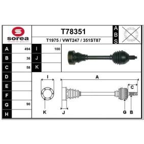 Acquista Semiasse da EAI T78351 a buon mercato per soli 114,35 €