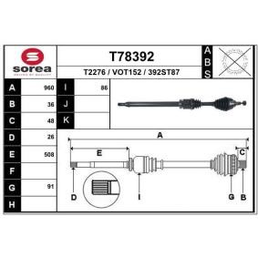 Acquista Semiasse da EAI T78392 a buon mercato per soli 126,81 €