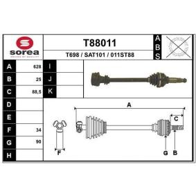 Compre Veio de transmissão da EAI T88011 a um preço baixo por 111,06 €