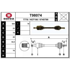 Acquista Semiasse da EAI T98074 a buon mercato per soli 114,35 €