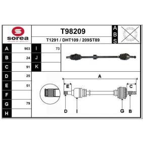 Osta Vetoakseli EAI:llä T98209 edullisesti hintaan 127,33 €