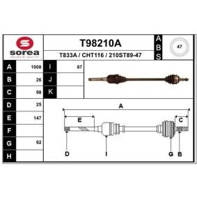 Acquista Semiasse da EAI T98210A a buon mercato per soli 126,81 €