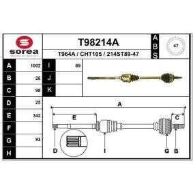 Acquista Semiasse da EAI T98214A a buon mercato per soli 126,81 €