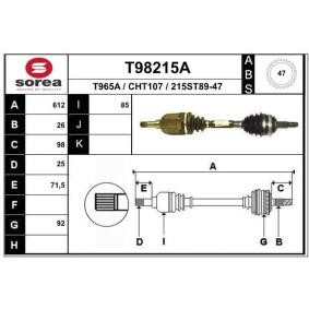 Acquista Semiasse da EAI T98215A a buon mercato per soli 126,81 €