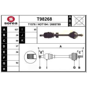 Acquista Semiasse da EAI T98268 a buon mercato per soli 114,35 €