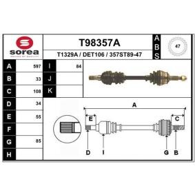 Comprar Árbol de transmisión de EAI T98357A a bajo precio de 123,52 €