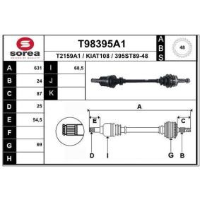 Antriebswelle T98395A1 von EAI günstig für 116,15 € online kaufen