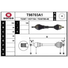 Acquista Semiasse da EAI T98703A1 a buon mercato per soli 137,52 €