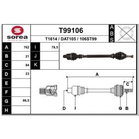 Antriebswelle T99106 von EAI günstig für 64,48 € online kaufen