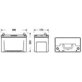 Batterie für ISUZU von TUDOR