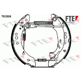 Bremsbackensatz für PEUGEOT von FTE