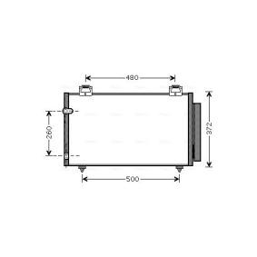 Achetez des Condenseur, climatisation AVA COOLING SYSTEMS TO5411D à prix pour 134,83 €